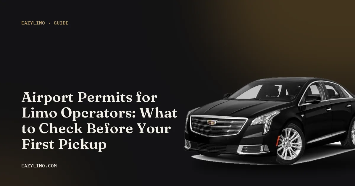 EazyLimo cover: Airport Permits for Limo Operators: What to Check Before Your First Pickup