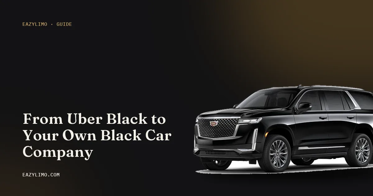 EazyLimo cover: From Uber Black to Your Own Black Car Company